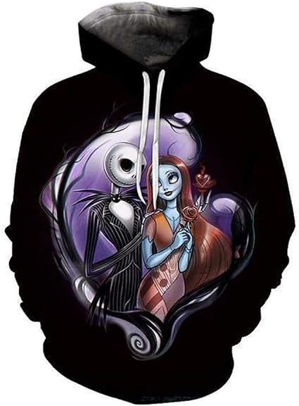 Photo 1 of 
Nightmare Before Christmas Jack Sally Novelty Hoodie 3D Print Sweatshirts