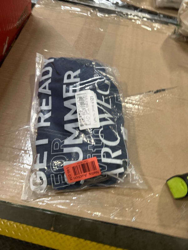 Photo 1 of **USED** Arcweg Mens Swim Trunks with Compression Liner 9” Men Beach Board 2 in 1 Bathing Suit with Zipper Pockets, Quick Dry Dark Blue XL
