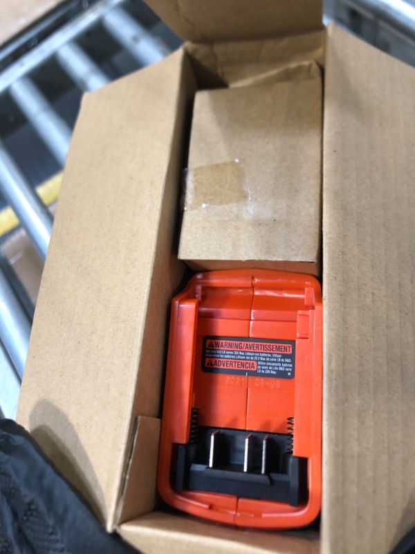 Photo 1 of ***NO BATTERY***BLACK+DECKER 20V MAX Cordless Drill and Driver, 3/8 Inch, With LED Work Light, Battery and Charger Included (LDX120C)