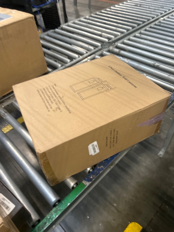 Photo 1 of Large Size Outdoor Wall Light Fixtures, Exterior Lighting Fixtures Porch Sconces Wall Mounted, Waterproof White Outdoor Wall Lanterns Lamps, Outside Lights for House Patio Front Door Entryway, 2-Pack