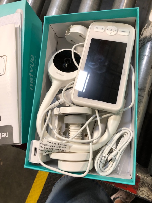 Photo 1 of ***MISSING HARDWARE***
NETVUE Upgraded Baby Camera Monitor Video - 5000mAh Baby Monitor with Camera and Audio, 5" Display, 4 in 1 Bracket Meets The Needs in All Scenarios, Smart Phone App, Cry Detection