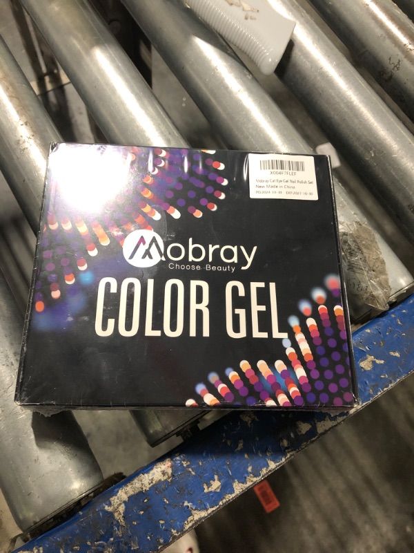 Photo 1 of 8 Piece Mobray Color Gel Nail Polish Kit Winter Colors Cat Eye New