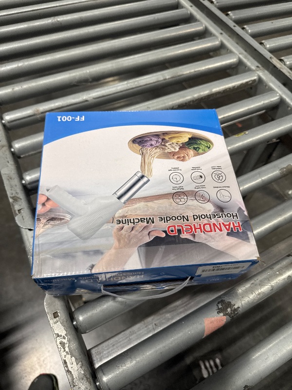 Photo 1 of New Handheld Electric Pasta Maker, 5-in-1 Cordless Pasta Machine, Portable Noodle Maker with Molded Noodle Molds, Cutters and Sausage Stuffing Tube, Electric Pasta Maker for Home Use ?