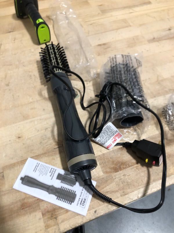 Photo 1 of INFINITIPRO BY CONAIR Hot Air Styling Brush Set with 2-Inch and 1.5-Inch Bristles