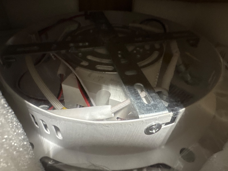 Photo 1 of ZHMDJDSH Ceiling Fan with Light Remote Control, 30" White Flower Ceiling Fan with Lights, Low Profile Flush Mount Ceiling Fan for Kitchen Bedroom Living Room