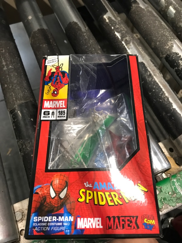 Photo 1 of ????????(MEDICOM TOY) MAFEX No.185 Spider-Man Spider-Man (Classic Costume Ver.) Total Height Approx. 6.1 inches (155 mm), Non-Scale, Pre-Painted Action Figure
