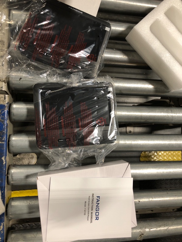 Photo 1 of FANGOR 7.5 Inch Dual Portable DVD Player for Car, Car DVD Player Dual Screen Play a Same or Two Different Movies with Headrest Strap, Support Last Memory, AV Out/in, USB/SD Card, All Regions