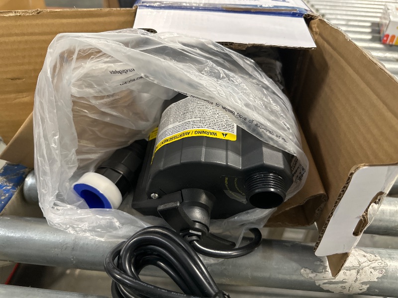 Photo 1 of Acquaer 1/3 HP Automatic Submersible Water Pump, 115V Sump Pump with 3/4” Garden Hose Check Valve Adapter,2160 GPH High Flow Water Removal for Swimming Pool Cover Hot Tubs Flooded House Basement