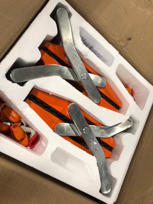 Photo 1 of 2 Pack Double Handed Stone Carrying Clamps Heavy Duty Granite Lifting Tools with Anti-aging Rubber-Lined Grip, 660 lbs Load Capacity for Safely Moving Marble, Glass, Slabs, and Plywood