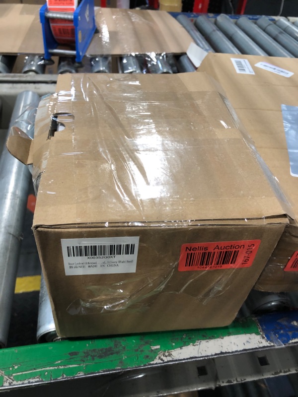 Photo 1 of Door Lock with Keypad, Smart Door Locks for Front Foor, Commercial Keyless Door Lock, Keyless Entry Door Lock with Handle for Bedroom, Office, and House Rental, Silvery (Right Hand)