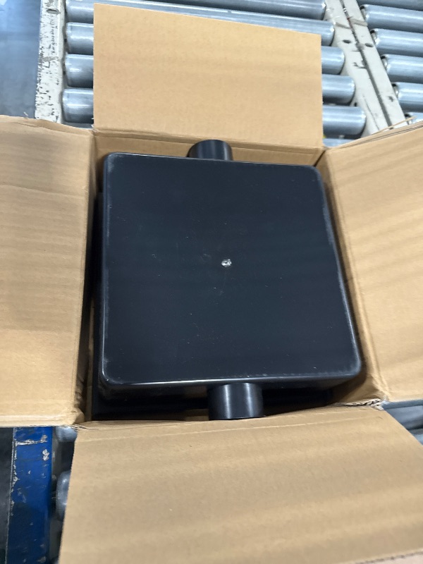 Photo 1 of UNI-DRAIN Catch Basin Downspout Extender, Gutter Downspout with Flexible Pipe, No Deep Dig Low Profile Catch Basin 10"×10" Protect House Foundation