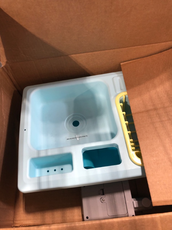 Photo 1 of ***MISSING MANY PIECES*** CUTE STONE Color Changing Kitchen Sink Toys, Children Electric Dishwasher Playing Toy with Running Water, Upgraded Faucet, Automatic Water Cycle System Play House Pretend Role Play Toys for Boys Girls