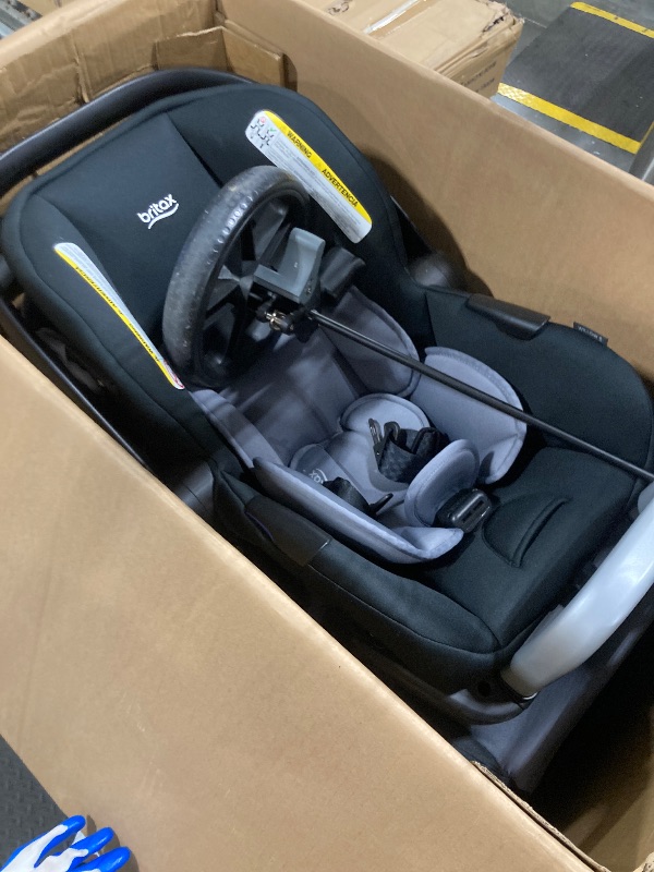 Photo 1 of **USED**Britax Willow Brook S+ Baby Travel System, Infant Car Seat and Stroller Combo with Alpine Base, ClickTight Technology, SafeWash Insert and Cover, 1 Count, Graphite Onyx
