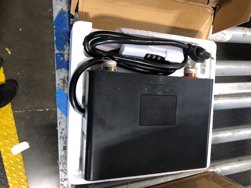 Photo 1 of 3000W Tankless Water Heater Electric with Remote, On Demand Hot Water Heater Electric 110V with LED Display - Automatic Control System - Fault Self-Test Function