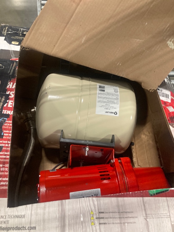 View 3 of Red Lion RJS-50/RL6H 1/2 HP 12 GPM Shallow Well Jet Pump and 5.3 Gallon Tank System, Red, 602099
