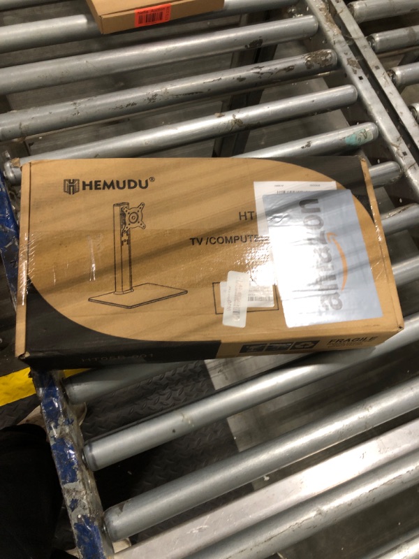 Photo 1 of Single LCD Computer Monitor Free-Standing Desk Stand Mount Riser for 13 inch to 32 inch screen with Swivel, Height Adjustable, Rotation, Vesa Base Stand Holds One (1) Screen up to 77Lbs(HT05B-001))