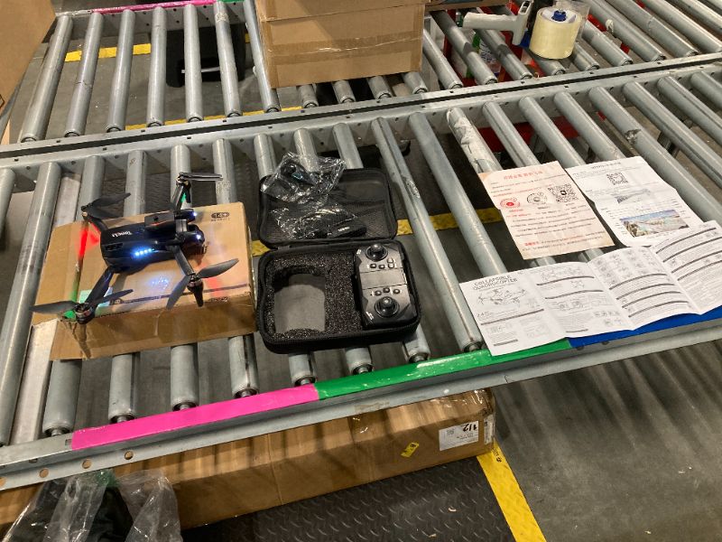 Photo 1 of ***LANGUAGE is Chinese, instruction manual has both Chinese and English, but QR code for flying video lesson is in Chinese Tiktok and Wechat*** TONGLI Foldable Drone with 4K HD Camera for Kid, RC Quadcopter, Follow Me, One Key Take Off/Land, Altitude Hold