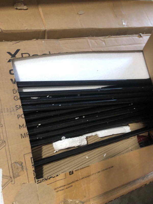 Photo 1 of X Rocker Contra Mid-Sleeper Gaming Bed, with TV Mount and Safety Ladder, Customizable, 2113001, 78" x 51" x 74.9", Twin, Black