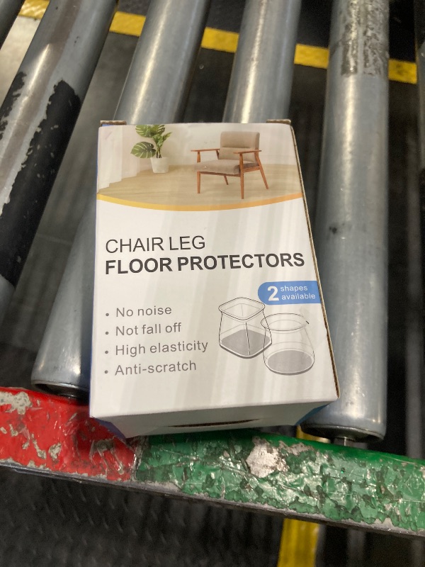 Photo 1 of 24 Pcs Chair Leg Floor Protectors for Hardwood Floors Silicone Covers to Protect Wood Tile Floors Scratches Felt Pads Furniture Leg Caps No Noise (Fit:0.9"-1.29")