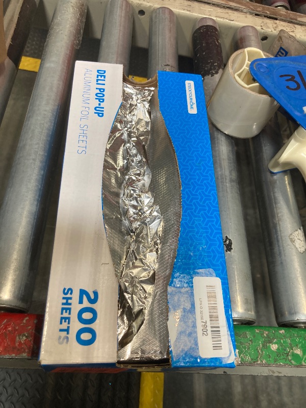 Photo 1 of 200 Count Pre-Cut Deli Aluminum Foil Sheets, 12” Pop Up Foil Sheets for Restaurant, Disposable Foil Sheets for Food, Tin Foil Sheets for Burrito, Hot Dog or Sandwich, Stock Your Home
