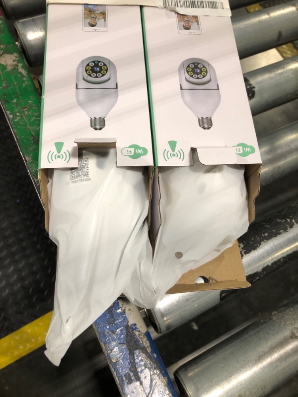 Photo 1 of Light Bulb Security Camera 2Pack 5G& 2.4GHz WiFi 2K Security Cameras Wireless Outdoor Motion Detection and Alarm,Two-Way Talk,Color Night Vision,Human Detection, Bulb Camera Compatible with Alexa