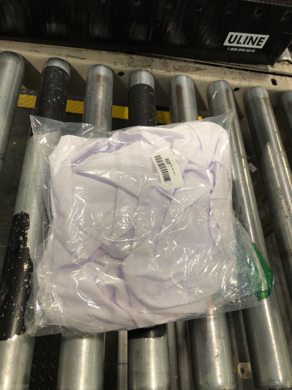 Photo 1 of J.VER Men's Dress Shirts Stretch Long Sleeve Formal Shirt Solid Business Casual Button Down Shirts for Wedding Prom White