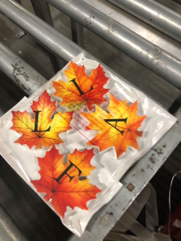 Photo 1 of 4 Pieces Maple Leaves Cutouts Paper Fall Leaves 4 Inch Paper Leaf Cutouts Assorted Colors Fall Leaves Die cuts for Thankful Tree, Thanksgiving Party Decoration, Leaf Paper Piecing, Bulletin Board