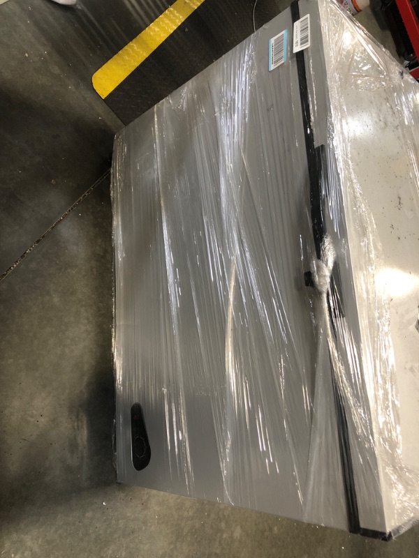 Photo 1 of Commercial Chest Freezer, 10.2 Cu.Ft Chest Freezer 6 Temp Control(-0.4°F To 50°F), Large Deep Freezer with Lock, Ice Scoop, 2 Removable Baskets, Silver Freezer Suitable for Ice Cream, Bulk Storage