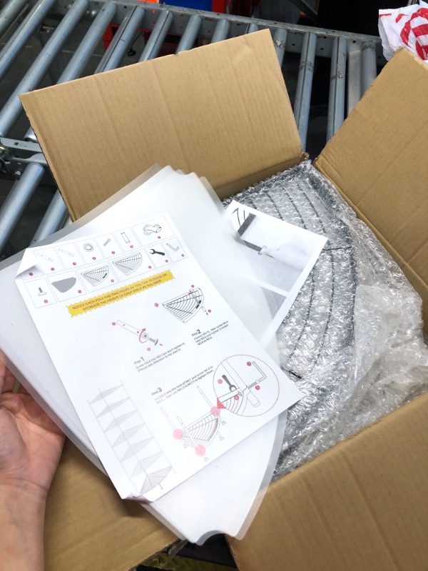 Photo 1 of ZIGAMA 7-Tier Kitchen Corner Shelf Adjustable Pot Rack, Cookware Free Standing Storage Organizer ?Pot and Pans Tower Metal Shelves for Kitchen