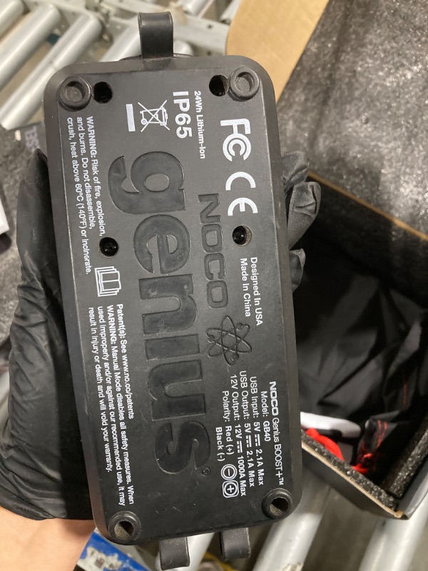 Photo 1 of NOCO Boost HD GB70 2000A UltraSafe Car Battery Jump Starter, 12V Battery Booster Pack, Jump Box, Portable Charger and Jumper Cables for 8.0L Gasoline and 6.0L Diesel Engines