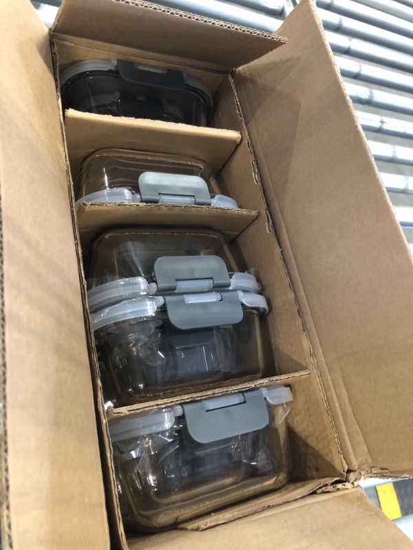 Photo 1 of [10-Pack] Glass Meal Prep Containers with Lids, MCIRCO Food Storage Containers with Snap Locking Lids, Airtight Lunch Containers, Microwave, Oven, Freezer and Dishwasher