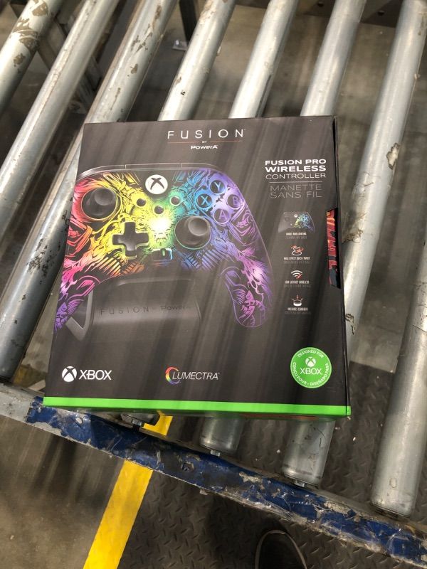 Photo 1 of PowerA FUSION Pro Wireless Controller for Xbox Series X|S with Lumectra, gamepad, wired video game controller, gaming controller, Officially Licensed for Xbox Series X|S and works on Xbox One and Windows 10/11