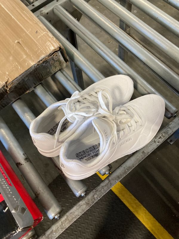 Photo 1 of ***SIZE 10*** Skechers Women's Uno-Stand on Air Sneaker, White/White, 10 Wide