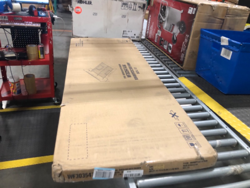 Photo 1 of ***PARTIAL SET*** BOX 3/3***Jintop Queen Size Platform Bed with Headboard and Drawers,Bedroom Furniture Wooden Bed Frame,w/Shelves & USB Ports/Sockets,No Box Spring Needed,for Dorm,Apartment,White
