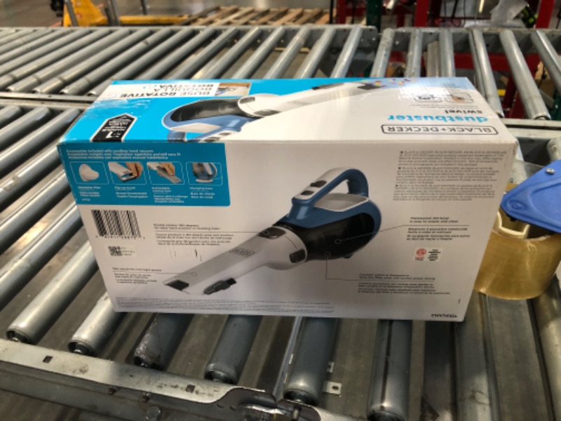 Photo 1 of ***CHARGING BASE MISSING***
BLACK+DECKER Dustbuster, Advanced Clean Cordless Handheld Vacuum, Compact Home and Car Vacuum with Crevice Tool (CHV1410L)