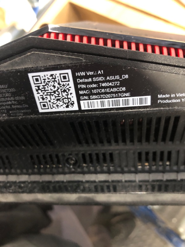 Photo 1 of ASUS RT-BE86U BE6800 Dual-Band WiFi 7 Router, Supports 4096-QAM, MLO, AI WAN Detection, AiMesh, Subscription-Free Network Security, and Comprehensive VPN Features, Guest Network Pro, Gaming