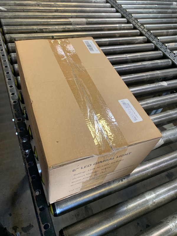 Photo 1 of 6-Inch Gimbal Recessed Light - 12W 90° Tilt & 360° Rotation, 1300lm, 5CCT (2700K-5000K), IC Rated LED Eyeball Recessed Lighting, for Sloped Ceilings, Soffit Light, Hallyway?Kitchens, White 6 Pack