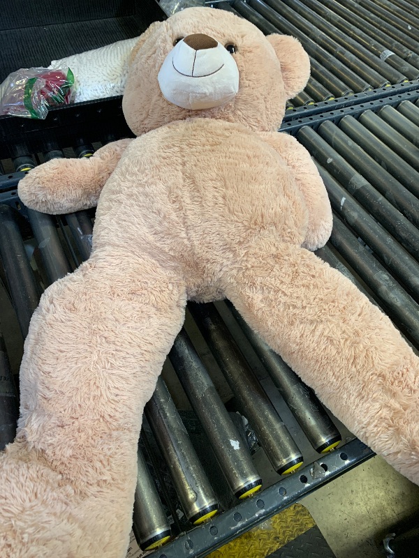 Photo 1 of MaoGoLan Giant Big Teddy Bear 4 Feet 47 inch Life Size Tan Plush Bear Brown Stuffed Animal for Children Boyfriend
