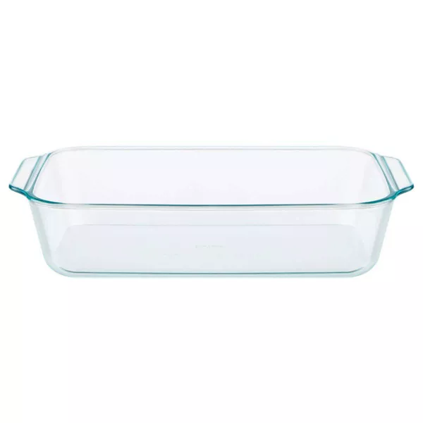 Photo 1 of Deep Glass Bakeware: Oven-Safe Rectangle Baking Dish, Freezer & Dishwasher-Safe,