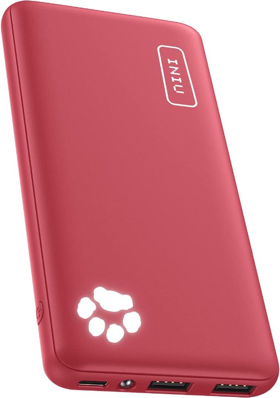 Photo 1 of INIU Portable Charger, USB C Slimmest Triple 3A High-Speed 10000mAh Phone Power Bank, Flashlight External Battery Pack Compatible with iPhone 16 15 14 13 12 11 X Samsung S21 S20 Google LG iPad, etc
