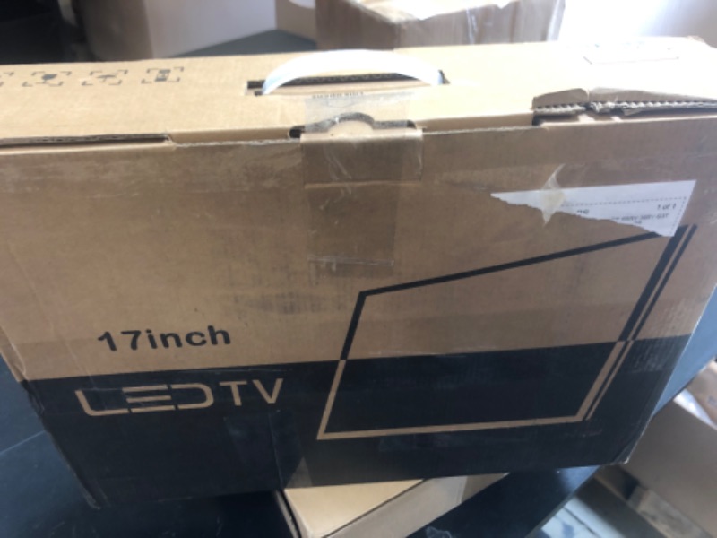 Photo 1 of othoig 17 inch TV,Small HD Widescreen LED with Antenna,Digital ATSC Tuner-Free HD Local Channels,HDMI VGA USB Port,12 Volt Charger Cable/AC Power TV for Camping,Caravan and Kitchen