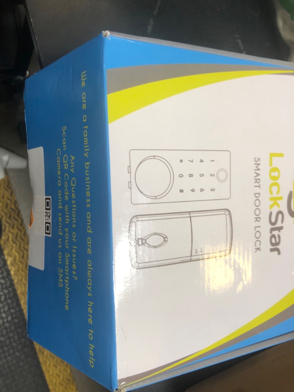Photo 1 of LOCKSTAR® Smart Door Lock • Keyless Entry Deadbolt Door Lock • Multiple Entry Methods – APP • Fingerprint Touch ID • Keypad Code • Card FOB • Traditional Key • Smart Home Devices