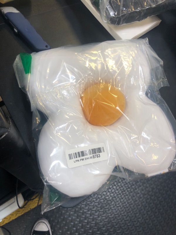 Photo 1 of Ear Piercing Pillow for Side Sleepers Donut Pillow with Ear Hole, CNH, Relief Pain Ear Inflammation and Pressure Sores Guard Protector Earplugs Support Pillow for Sleeping