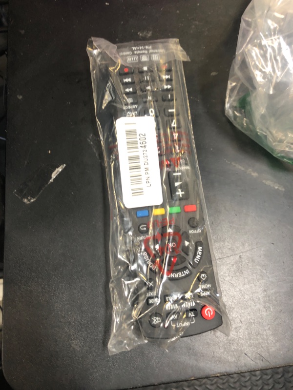 Photo 1 of Replacement Remote Control for Panasonic TVs. 1 Year Warranty