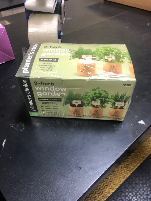 Photo 1 of 9  Indoor Window Garden Kit - House Plants Seeds - Best Unique Gift Ideas for Women, Mom, Friend, Her, Birthday, Housewarming, Mother - New Home Kitchen Gifts - Live Plant Starter