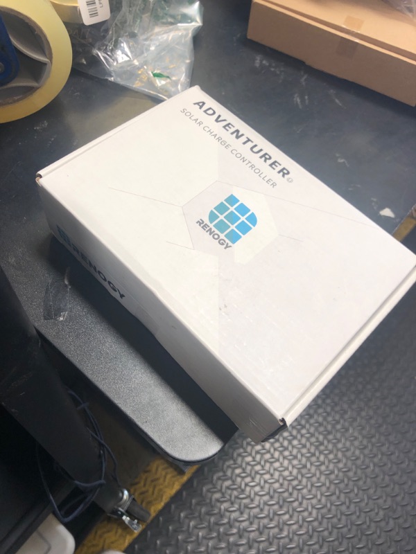 Photo 1 of Renogy 30A 12V/24V PWM Solar Charge Controller with LCD Display Flush Mount Design Negative Ground, Compatible with Sealed, Gel, Flooded and Lithium Batteries, Adventurer 30A,black