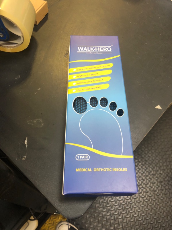 Photo 1 of Plantar Fasciitis Insoles for Men Women - Orthotics Inserts, Shoe Insoles Arch Support Flat Feet Inserts Work Boot Insoles for Standing All Day (Mens 9-9 1/2 | Womens 11-11 1/2)