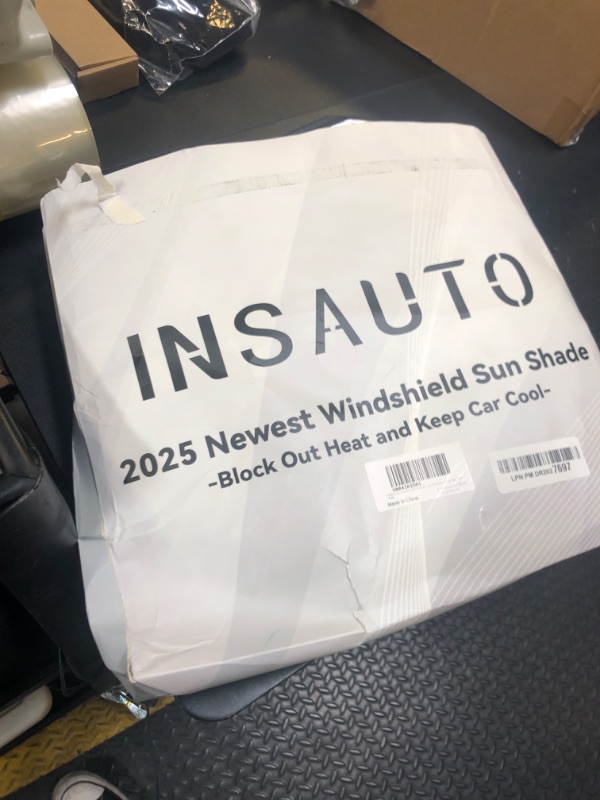 Photo 1 of INSAUTO Windshield Sun Shade for 2020-2024 2025 Ford Explorer Accessories, [Upgraded 7-Layer Protection], Foldable Front Windshield Sunshade, Block Out UV Rays & Heat, Keep Car Cool