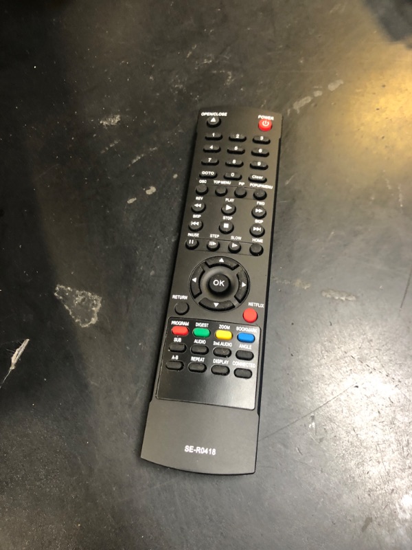 Photo 1 of New SE-R0418 Remote fit for Toshiba Blu-ray DVD Bd Player Bdk33 Bdx2300 Bdx3300 Bdx5300 Ku Bdx2300ku Bdx5300ku Bdx2300 Bdx5300 Bdk33 Bdx3300 Bdk23 Bdk23ku Bdk33ku Bdx3300ku Bdx4300ku Bdx2300 Bdx5300