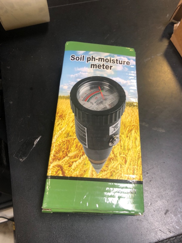 Photo 1 of Soil Meter Tester, Mini Portable Hygrometer Sensor Instrument, 2 in 1 Meter for Home Garden Orchard Vineyard Lawn Farm Indoor & Outdoor Use